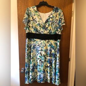 Fashion bug floral plus size dress